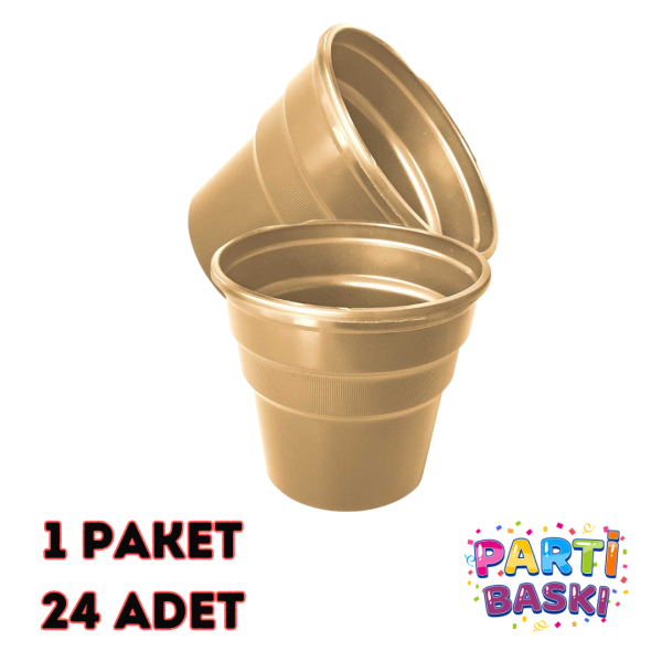 gold plastik bardak toptan