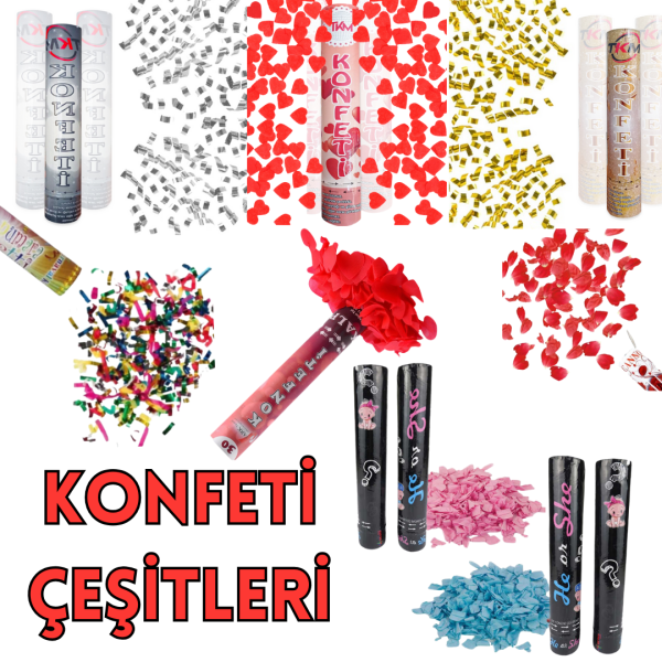 Uygun konfeti çeşitleri